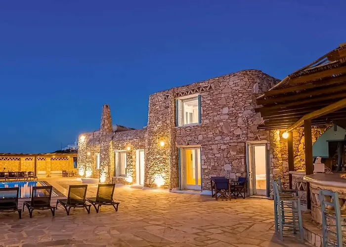 Myrovi Sunset Villa - Sea View & Pool In Kanalia 别墅 *