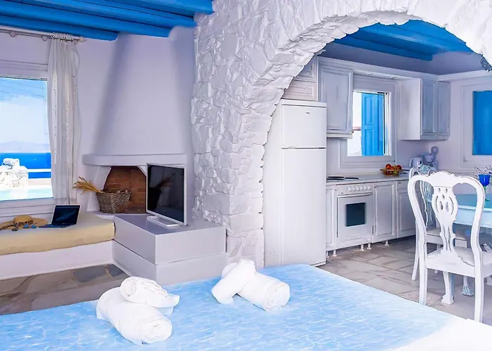 Myrovi Sunset Villa - Sea View & Pool In Kanalia Willa