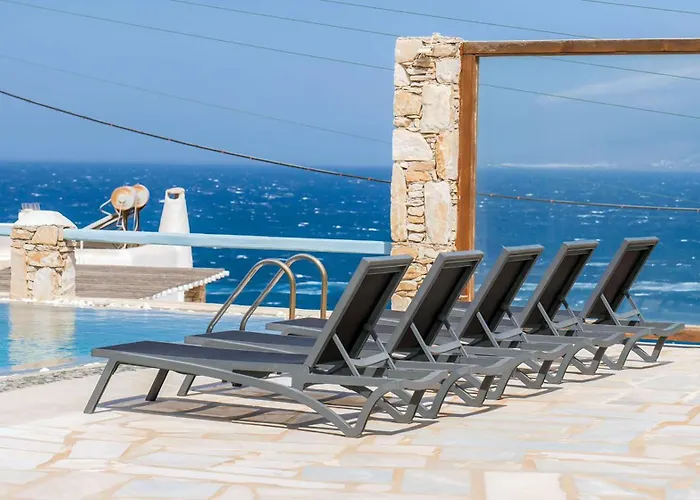 Myrovi Sunset Villa - Sea View & Pool In Kanalia